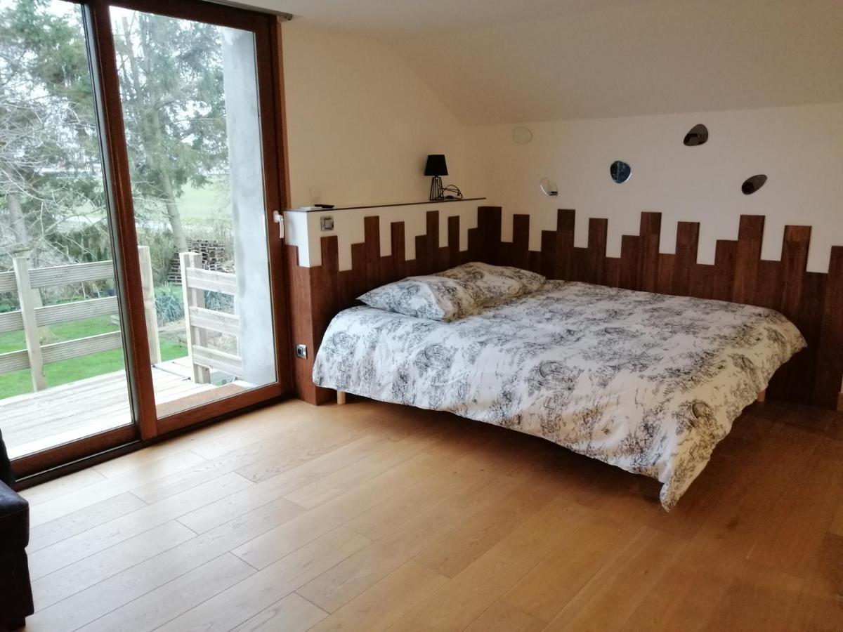 Etage A La Ferme Avec Piscine Interieure Privative, Selon Date Bassee Екстер'єр фото